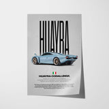 Huayra Codalunga Car Poster
