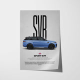 Sport SVR Car Poster
