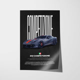 812 Competizione Car Poster