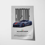 812 Competizione Car Poster