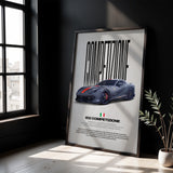 812 Competizione Car Poster