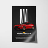 M4 G82 Competition Car Poster