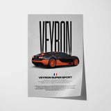 Veyron Super Sport Car Poster