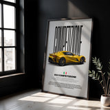 812 Competizione Car Poster