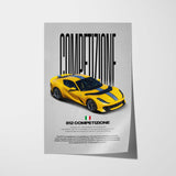 812 Competizione Car Poster