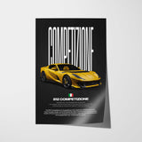 812 Competizione Car Poster