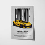 812 Competizione Car Poster
