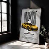 812 Competizione Car Poster