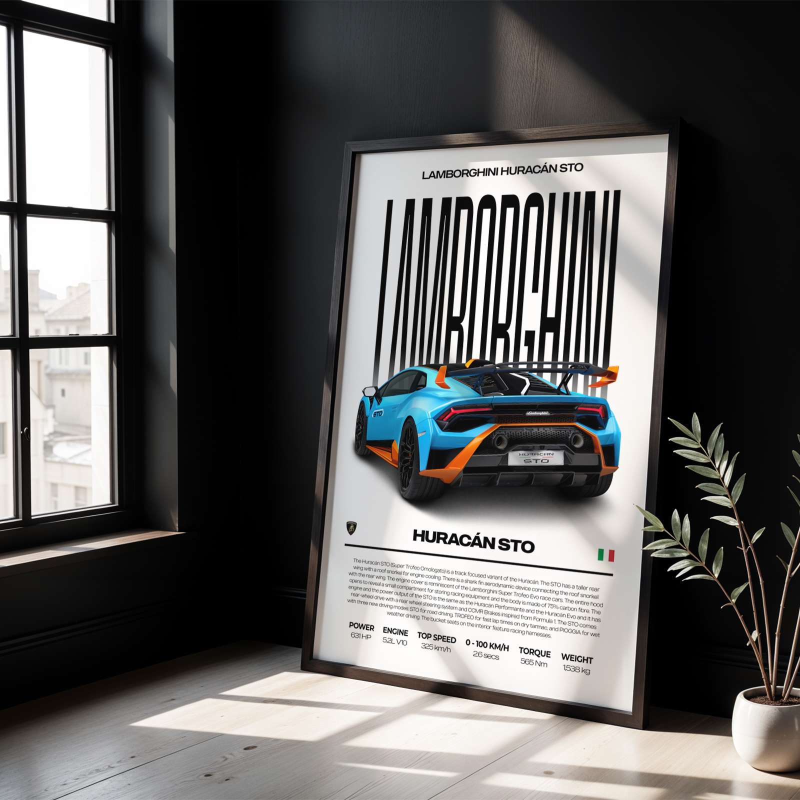 Lamborghini Huracán STO Poster