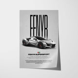Fenyr SuperSport Car Poster