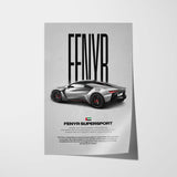 Fenyr SuperSport Car Poster