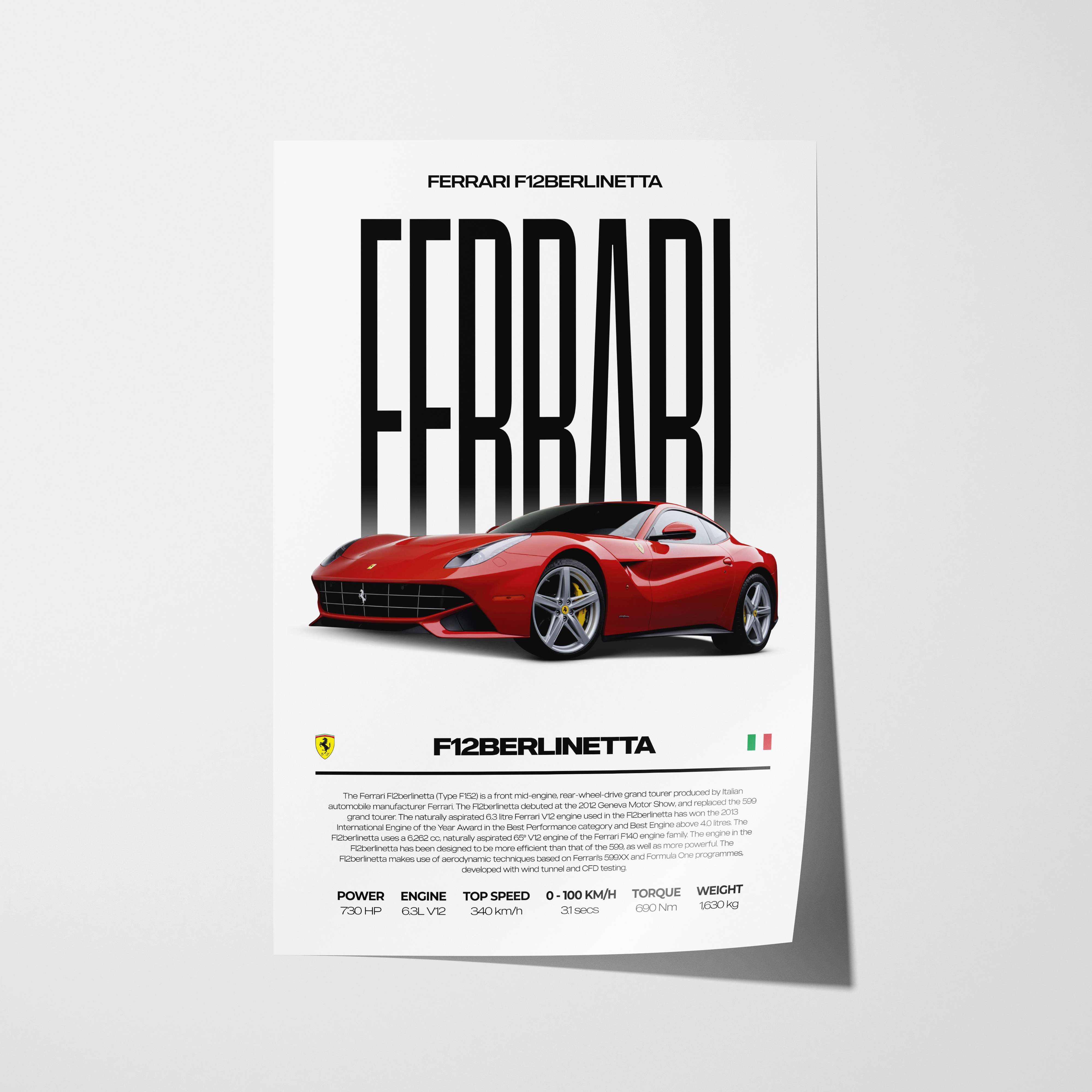 Ferrari F12Berlinetta Poster