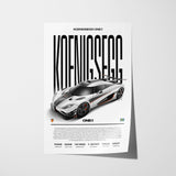 Koenigsegg One:1 Poster