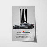 M4 G82 Competition Car Poster