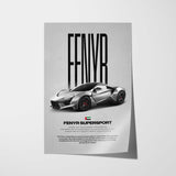 Fenyr SuperSport Car Poster