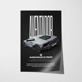 Aventador Ultimae Car Poster