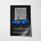 Aventador Ultimae Roadster Car Poster