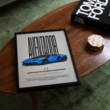 Aventador Ultimae Roadster Car Poster