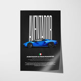 Aventador Ultimae Roadster Car Poster