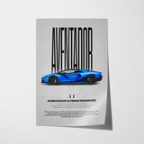 Aventador Ultimae Roadster Car Poster