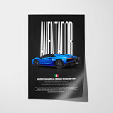 Aventador Ultimae Roadster Car Poster