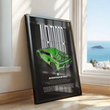 Aventador SVJ Car Poster