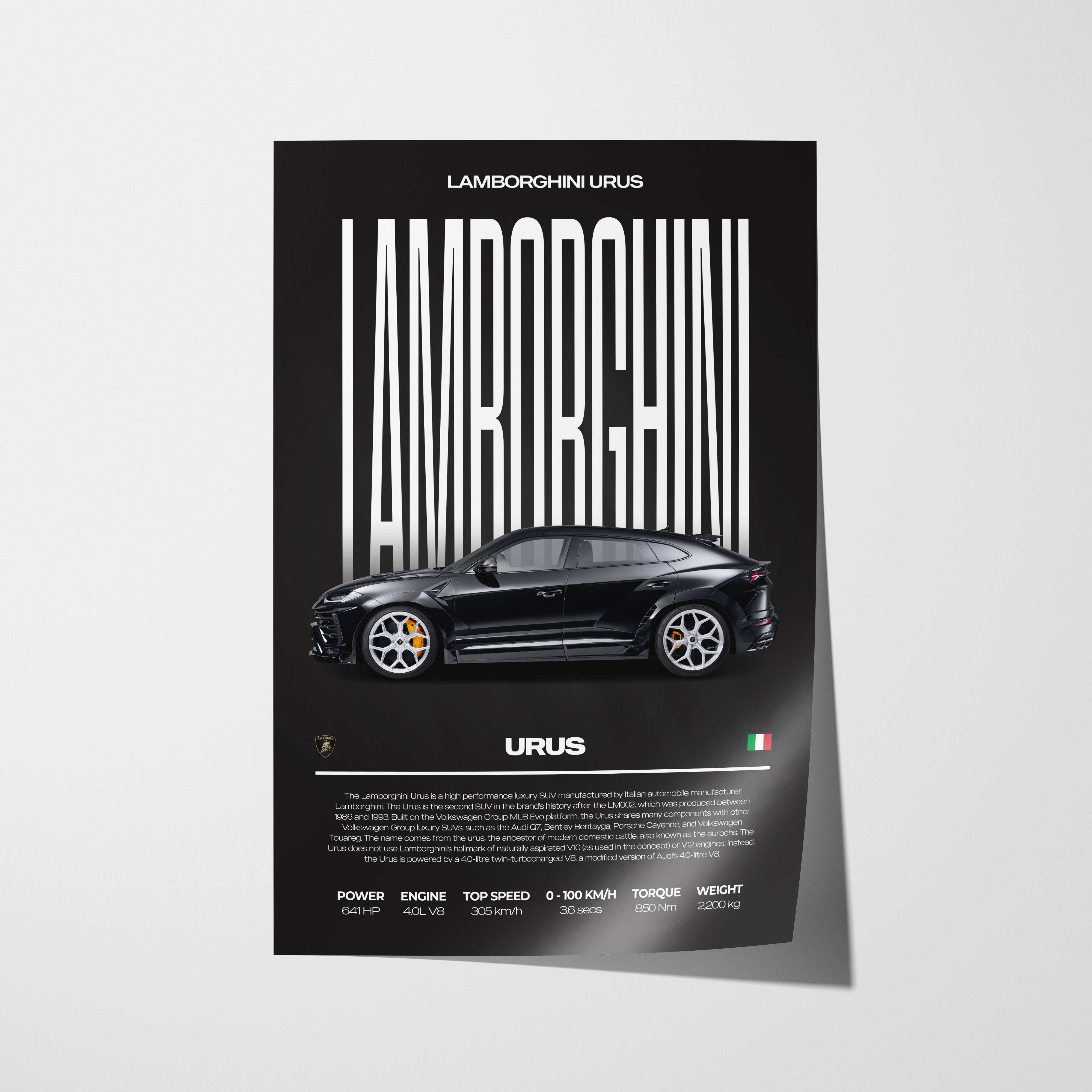 Lamborghini Urus Poster