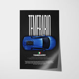 Temerario Car Poster