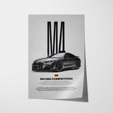 M4 G82 Competition Car Poster