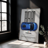 Temerario Car Poster