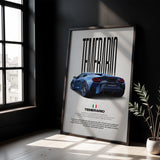 Temerario Car Poster