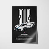 Solus GT Car Poster