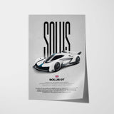 Solus GT Car Poster