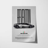 Reventon Car Poster