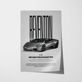 Reventon Roadster Car Poster