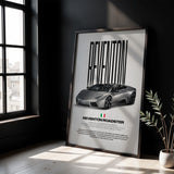 Reventon Roadster Car Poster