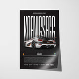 Koenigsegg One:1 Poster