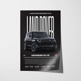 Land Rover Defender 110 V8 Poster