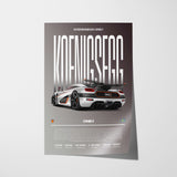 Koenigsegg One:1 Poster