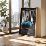 Bugatti Chiron Poster