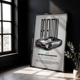 Reventon Roadster Car Poster