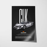 CLK GTR Car Poster