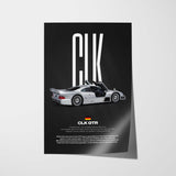 CLK GTR Car Poster