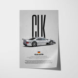 CLK GTR Car Poster