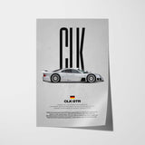 CLK GTR Car Poster