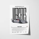 Mercedes-Benz CLK LM Poster