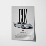 CLK GTR Car Poster