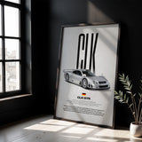 CLK GTR Car Poster