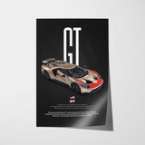 GT Car Poster