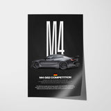 M4 G82 Competition Car Poster